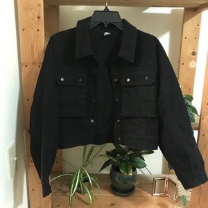 Black Crop Jacket